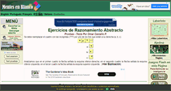 Desktop Screenshot of mentesenblanco-razonamientoabstracto.com